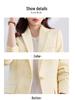2026 Spring Pink Suit: High-End Casual Slimming Jacket for a Fresh, Trendy Look