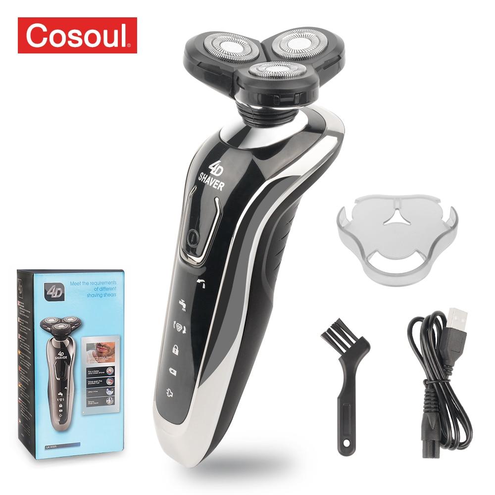 

Бритва для мужчин Электробритва Мощная машинка для бритья бороды Электробритва Перезаряжаемая Водонепроницаемая