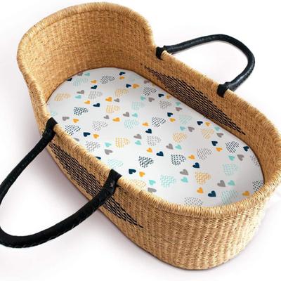 Funda de Colchón para Cuna Estampado Lindo Extraíble Poliéster Sábanas para Cuna de Bebé para