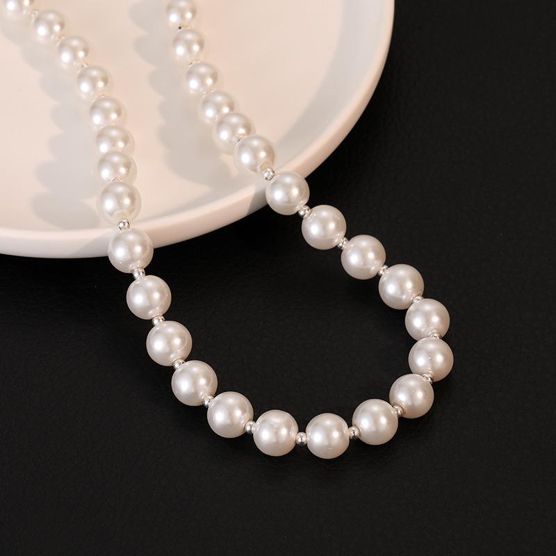 Premium Light Luxury Pearl Necklace Clavicle Chain Cold Wind Size Pearl In Niche Tide Necklace