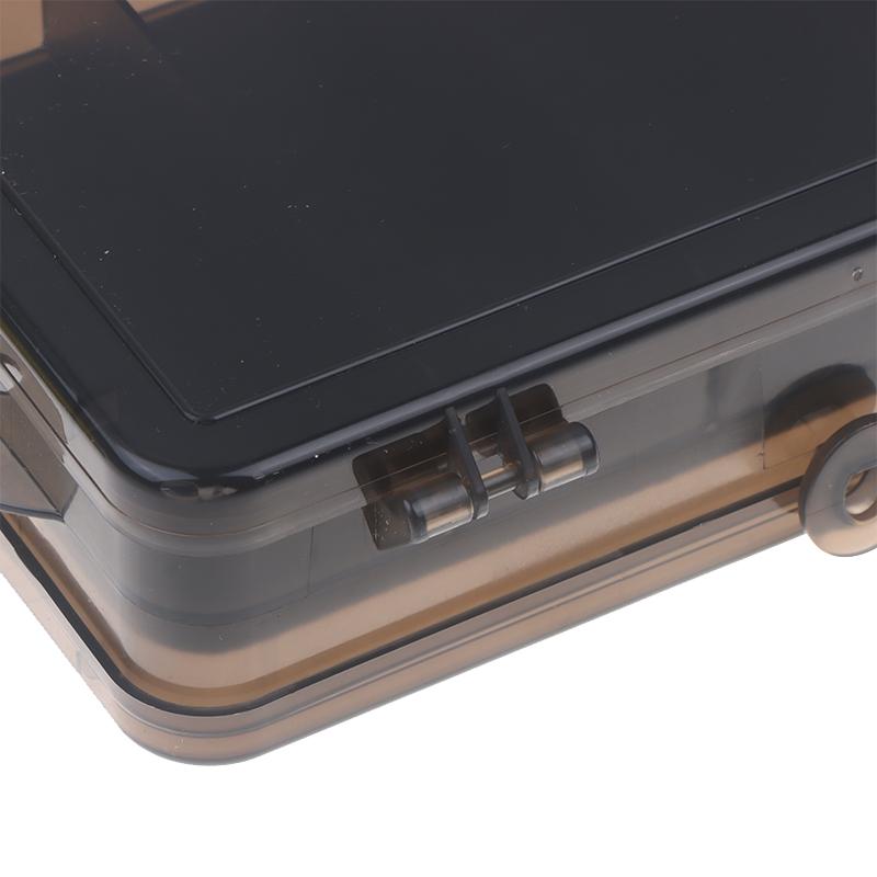 87Pcs/Set Portable Fishing Tackle Storage Box Double Layer Abs Bait Organizer With Dividers For Lures Hooks Water-Resistant