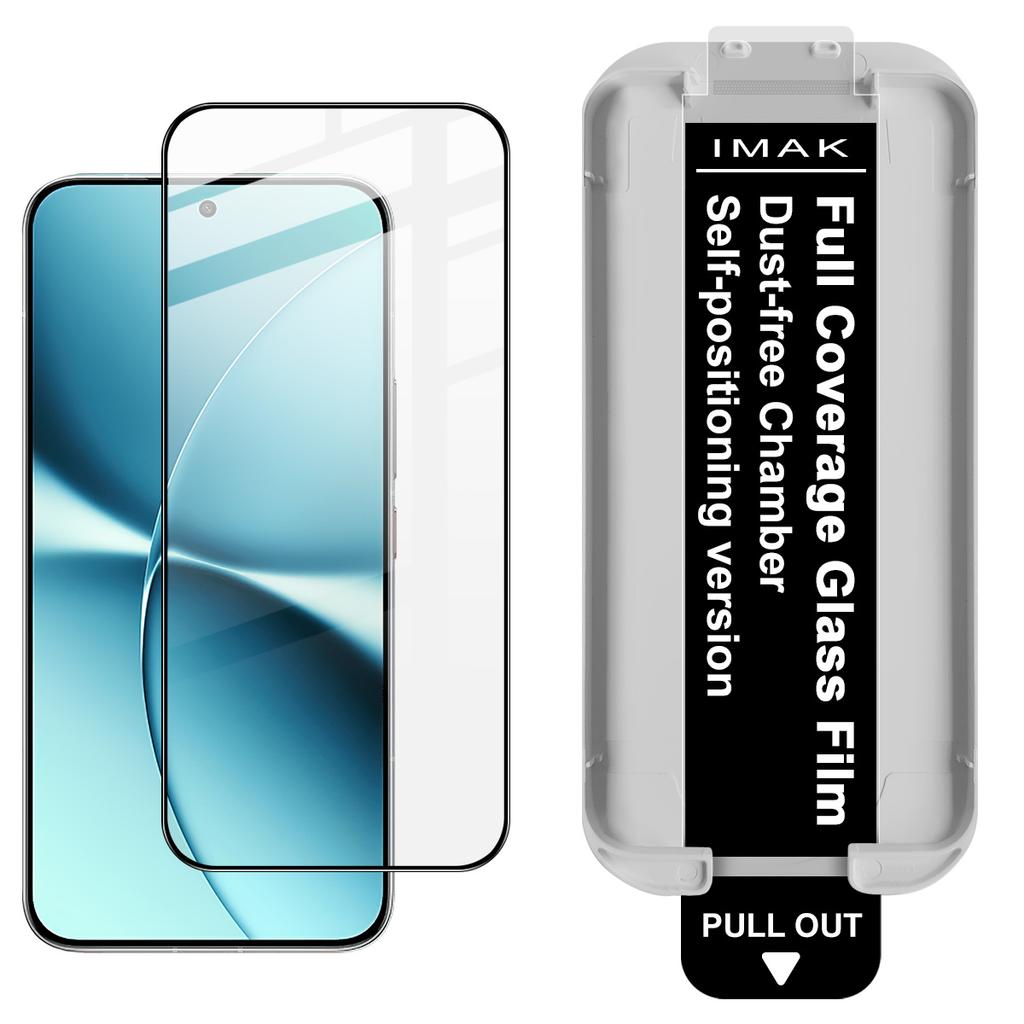 Für POCO X8 Pro 5G Glas IMAK Staubfreie Kabine Vollbild-Schutzglasfolie Unterstützt Fingerabdruck-Entsperrung