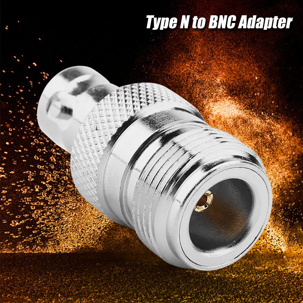 2pcs Type N Female to BNC Female RF Connector Coaxial Adapter Test Converter