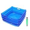 CollapsiblePool Footbath Multifunctional Inflatable Foot Wash Basin Blue Foot Bath For Home Portable Wash Basin Pool Accessory