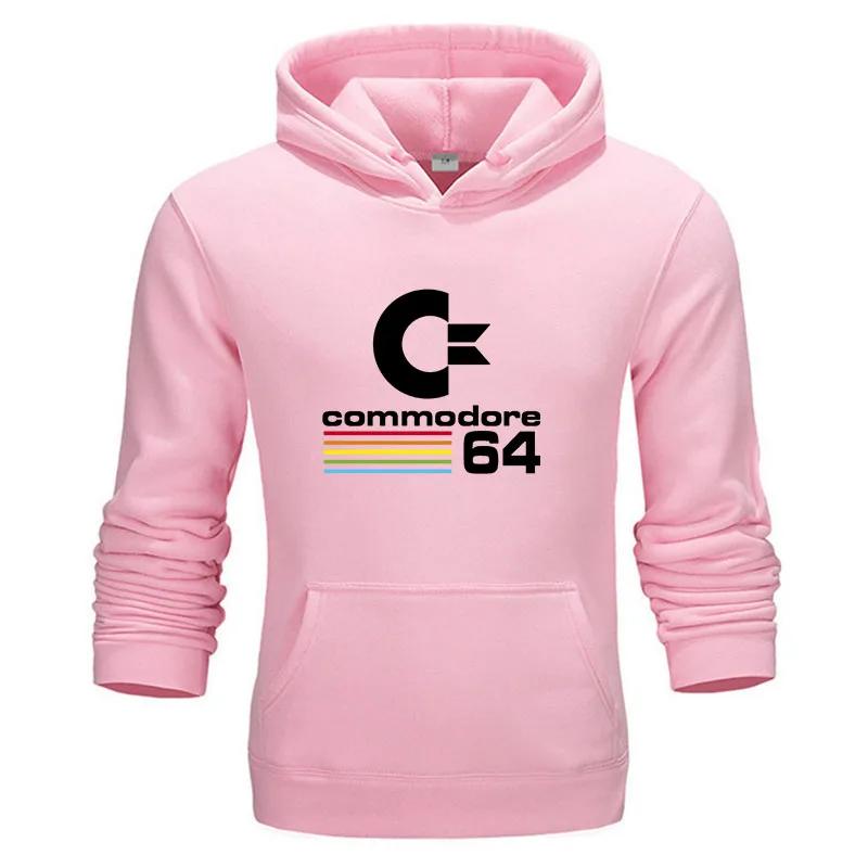 Bequemer Herren-Hoodie-Trainingsanzug für Herbst und Winter, Herren-Sweatshirt Commodore 64, coole Kleidung, Langarm-Hoodies, Street-Hoodie