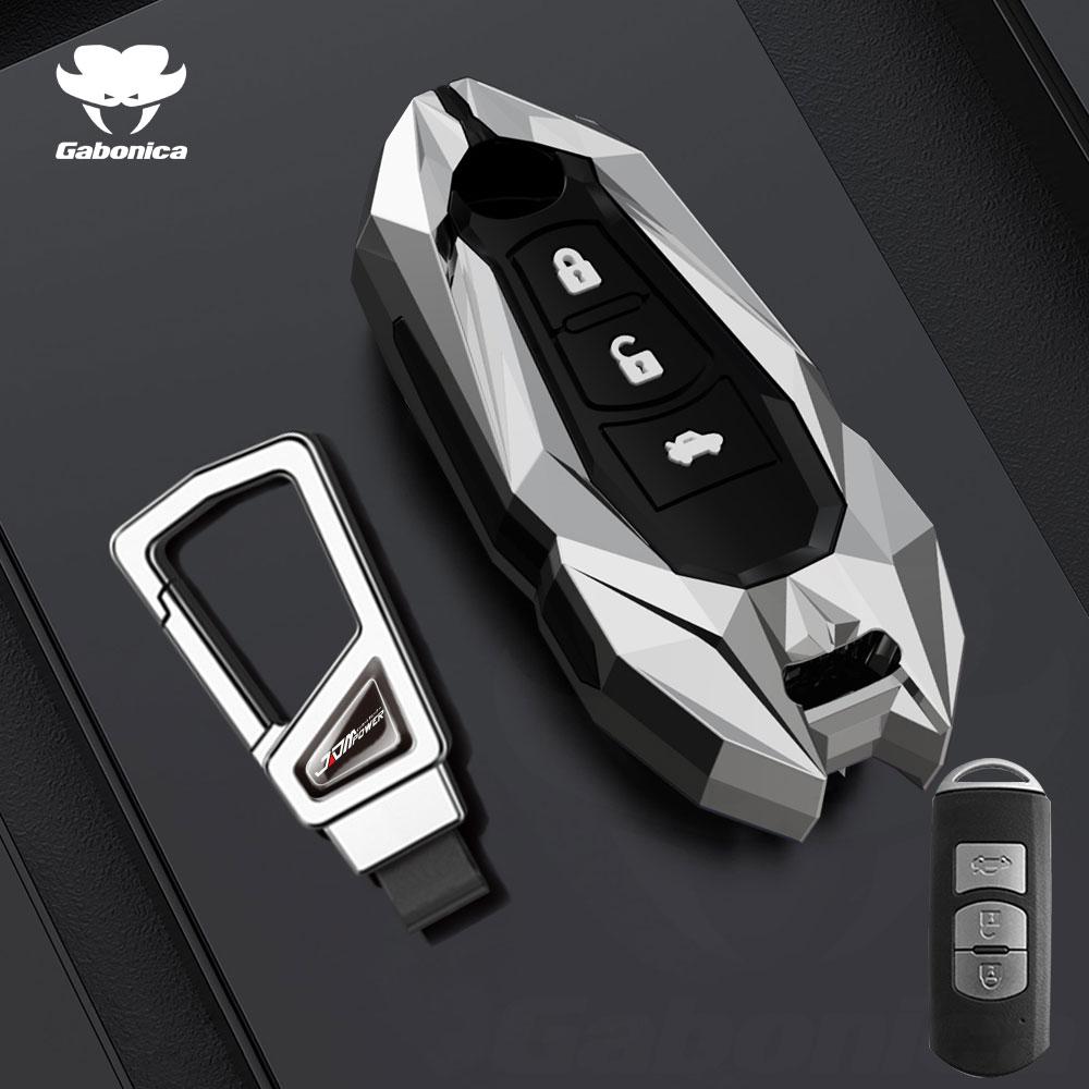 New 2 3 Buttons Zinc Alloy Car Key Fob Case Cover For Mazda 2 3 6 Atenza Axela Demio Cx30 Cx-4 Cx-5 Cx5 Cx-3 Cx7 Cx8 Cx-8 Cx-9