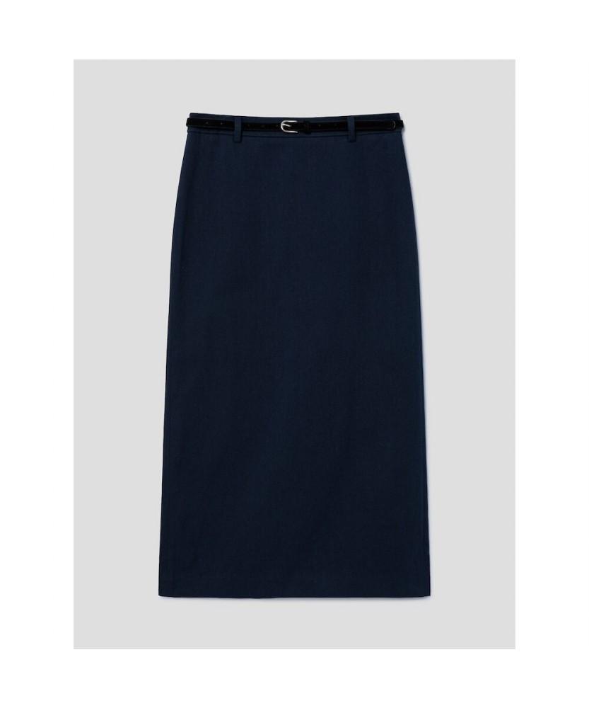 8SECONDS Cotton Twill Out-Pocket Skirt Navy