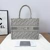 [Używany] Torba Tote Medium Białe Płótno Monogram Torba na Ramię - Doskonały #45PH7R