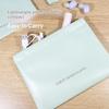 Fashion Pu Leather Storage Bag Automatic Closure Waterproof Purse Portable Earphone Charging Line Cosmetic Lipstick Jewelry Bag