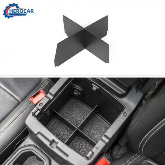 Armrest Storage Box Tray Organizer Divider cover For Jeep Wrangler JL&JT 2018+