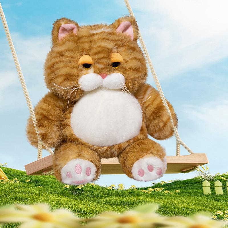 Plush Cat Cartoon Toys Animal Doll Childrens Birthday Gifts Decorations Home