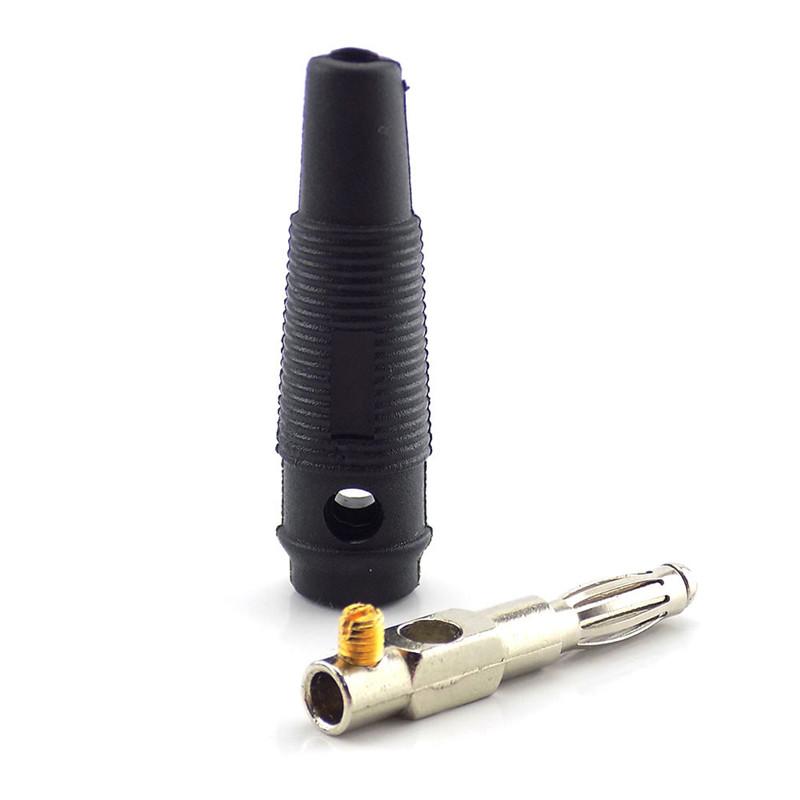 10db 4mm-es banándugós csatlakozók piros fekete forrasztás nélküli oldalsó egymásra rakható zenei hangszóróhoz videó audio DIY adapter