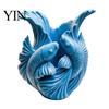 Artistic Desktop Storage Container 3D Printed Pen Holder, Fairies Organizer for Pens, Pencils, Makeup Brushes, Creative Desk Accessory Women