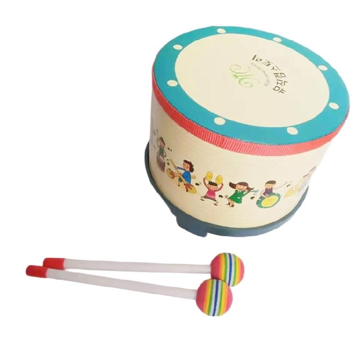 Floor Drum Orff Tambourine Rhythm Drum Handheld Percussion Instrument Preschool Toy Child Educational Musical Toy