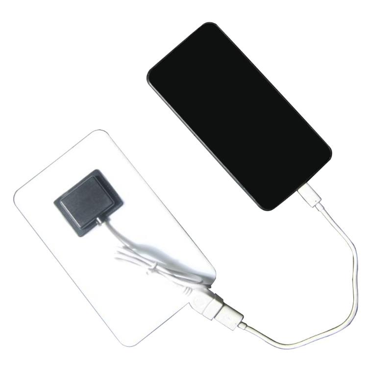 Outdoor Phone Battery Power Bank 2W Flexible Solar Panel with USB Port Camping Charging Battery for Mobilephone