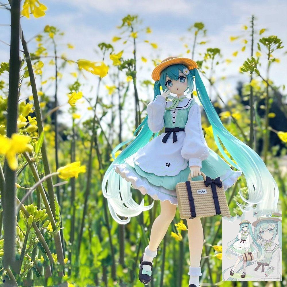 Taito Originální anime figurka Hatsune Miku - PVC Akční model Panenka pro sběratele Dárek k narozeninám Módní verze