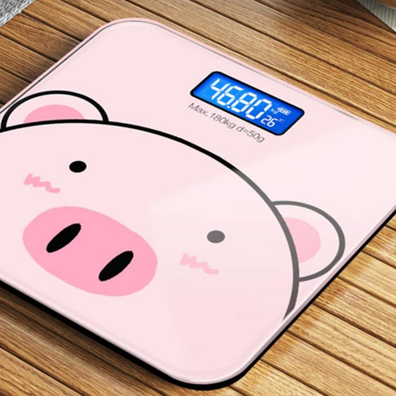Weight Scales For Body Weight Digital Weight Scale Accurate Smart Bathroom Scale USB Charging Automatic Weighing Scale Cartoon