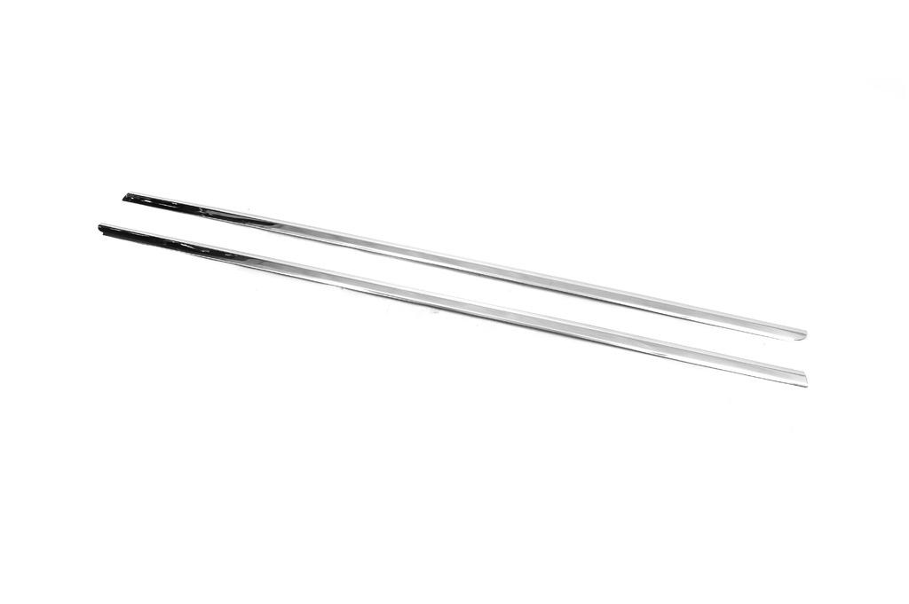 External Edging of Glasses (2 Pcs, Stainless Steel) for Citroen C-2 2003-2009