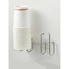 Wall-Mounted Stainless Steel Disposable Cup Holder | No Drilling Required, Ideal For Kitchen Storage