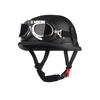 Pedal German Steel Helmet Cruise Retro Half Helmet Harley Men Motorcycle Helmet Motorcycle Floating Helmet Soldier Steel Helmet Leather Helmet