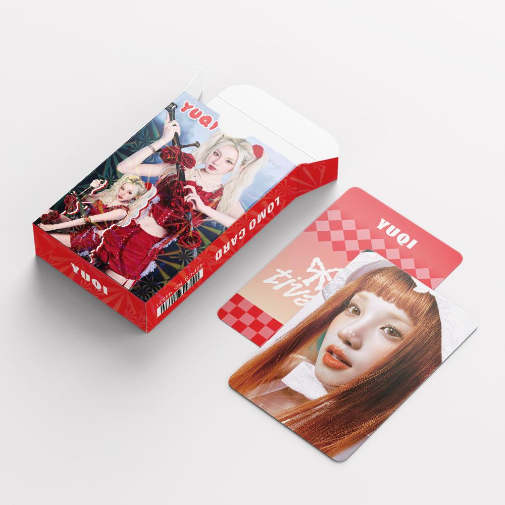 Новый набор из 92 мини-карточек с коллекционными фото Сон Юци, фотостикеры Юци, карты Ломо, фанатская атрибутика, подарок на день рождения,