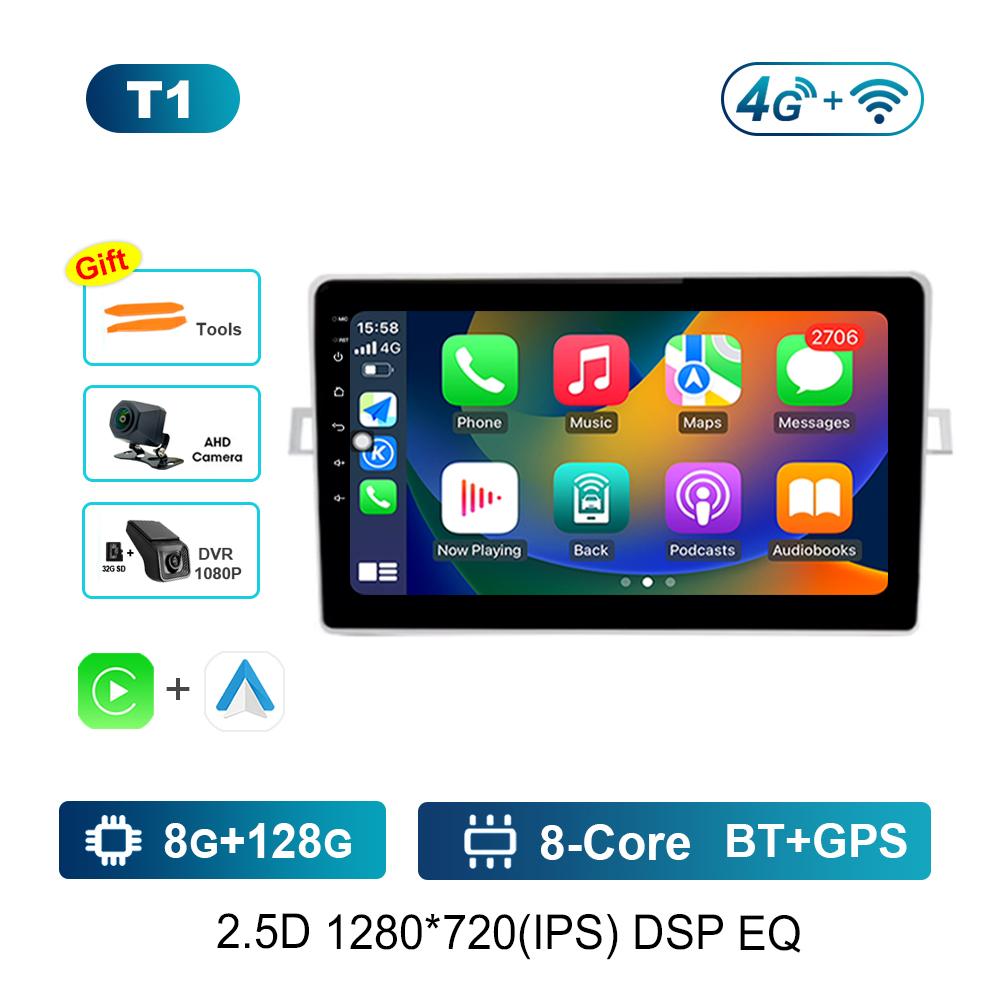 Carplay for Toyota Verso R20 2009 - 2018 Android Intelligent System GPS Navi Video Multimedia Player WiFi BT 4G Touch Screen