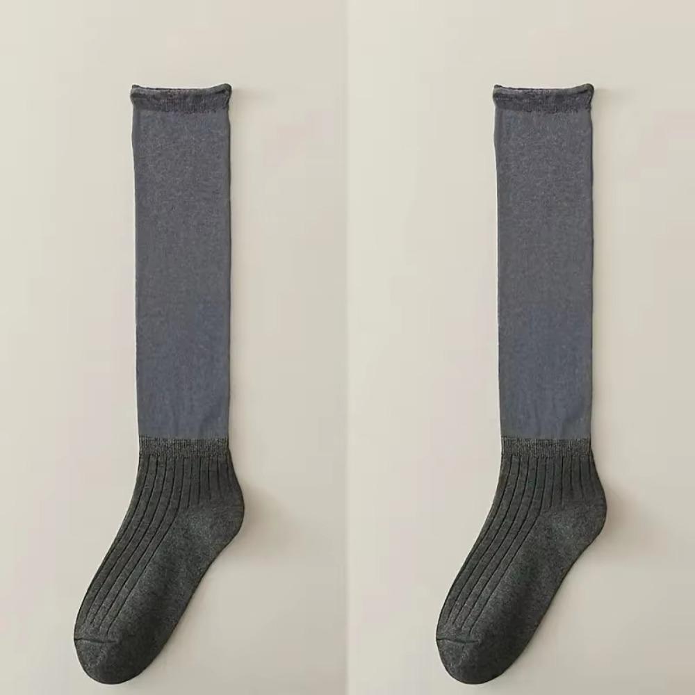 Comfortable Calf Socks Soft Boots Stacking Socks Casual Knee High Socks  Women Stockings