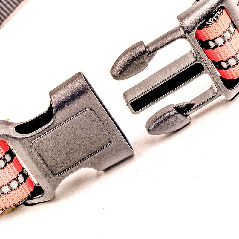 Reflective Dog Collar Outdoor Walking Adjustable Nylon Pet Neck Strap Small Medium Dogs