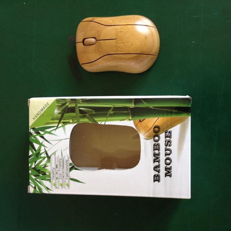 

Бамбуковая беспроводная мышь 2,4 г для компьютера, ноутбука, ноутбука, планшета, 1600 точек на дюйм, оптическая игровая мышь Ailent Mute, новинка Wireless mouse
