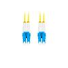 Lanberg Glasfaserkabel Lanberg FO-LULU-SD11-0020-YE 2 m G.657.A1, mit LC/UPC-Steckern an beiden Enden