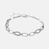 Bracelet - Zowel - Argent 925 - Zirconium - Plaqué finition en rhodium - 16cm + 3cm d'extension