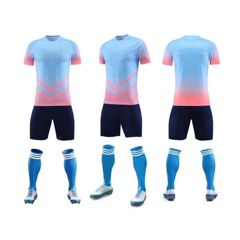Factory Adult Children's Football Uniform Loose Quick-drying Youth Training Camp Set Customization