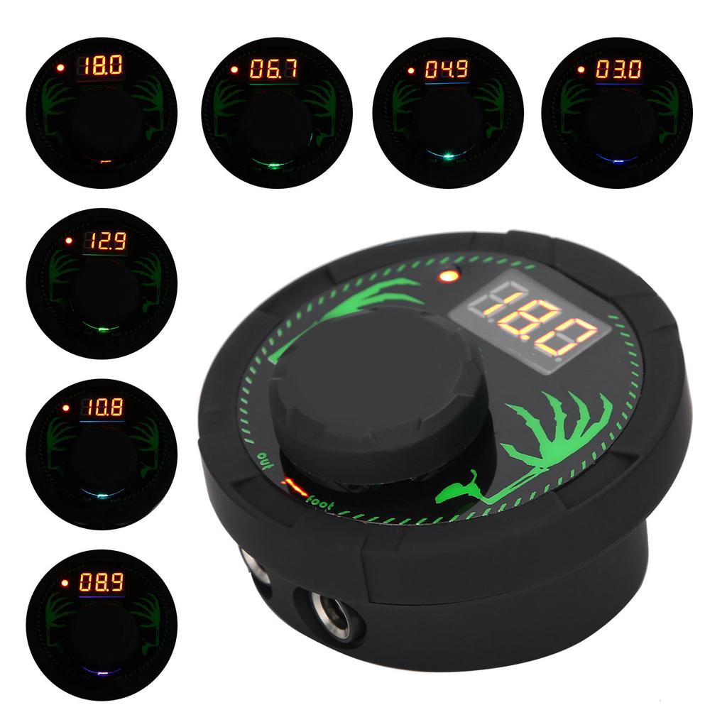 LCD Tattoo Power Supply Foot Pedal Dual Mode Tattoo Machine Tool AccessoryEU Plug 220V