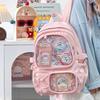 Zaino Borsa Dolore Zaino Studente Scuola Media Femminile Dopamina Bidimensionale Mettere Barra Piccola Scheda Trasparente Strato Dolore Zaino Leggero