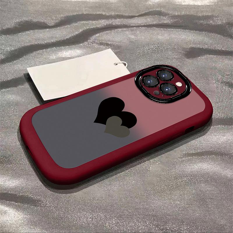 

Gradient Double Love Suitable for Apple 16promax Mobile Phone Case for Women IPhone 15 New Model 14 13 Matte 17 AIR iPhone 12 Pro Max