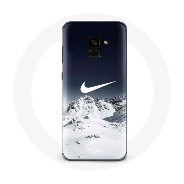 Coque pour Samsung Galaxy A8 Plus Nike Logo Niege Hiver