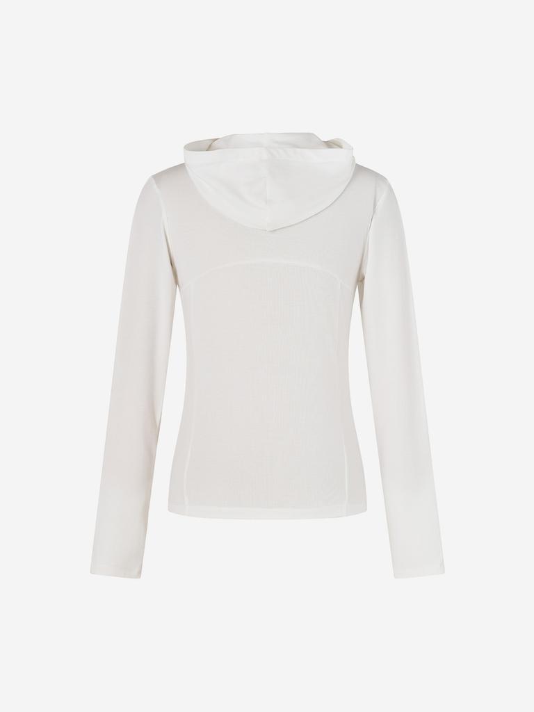 LORDLOAR See-Through Hoodie White