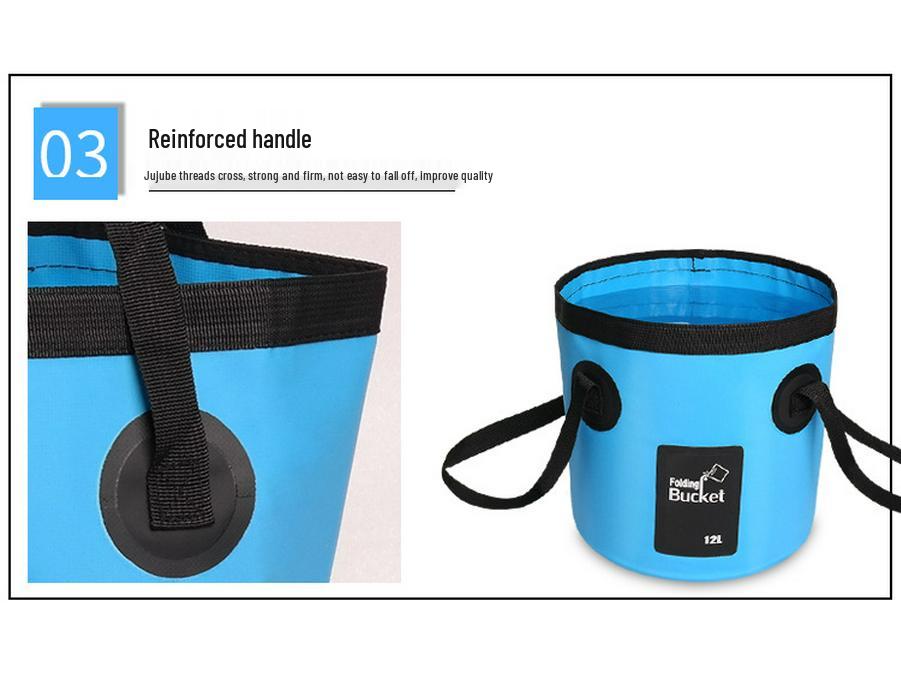 Portable Folding Waterproof Travel Fishing Bucket Bag