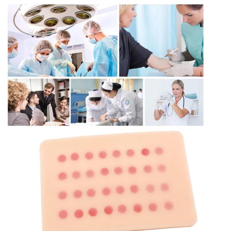 Intradermal Injection Training Pad Skin Test Module Subcutaneous Practice Pad Medical Simulation Model Nurse Practicing