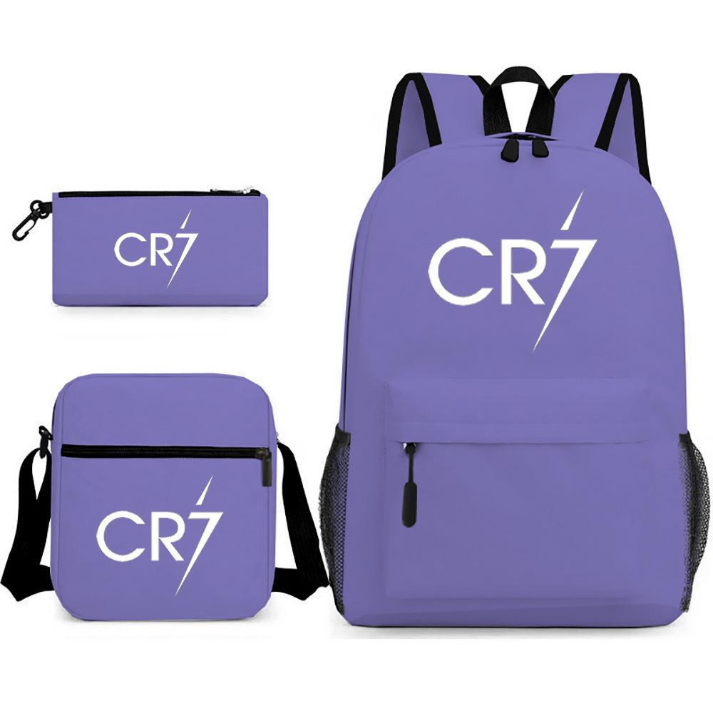 Stitc Cartoon Full Print Backpack Student Bag Pencil Case Two-Piece Set Children'S Backpack