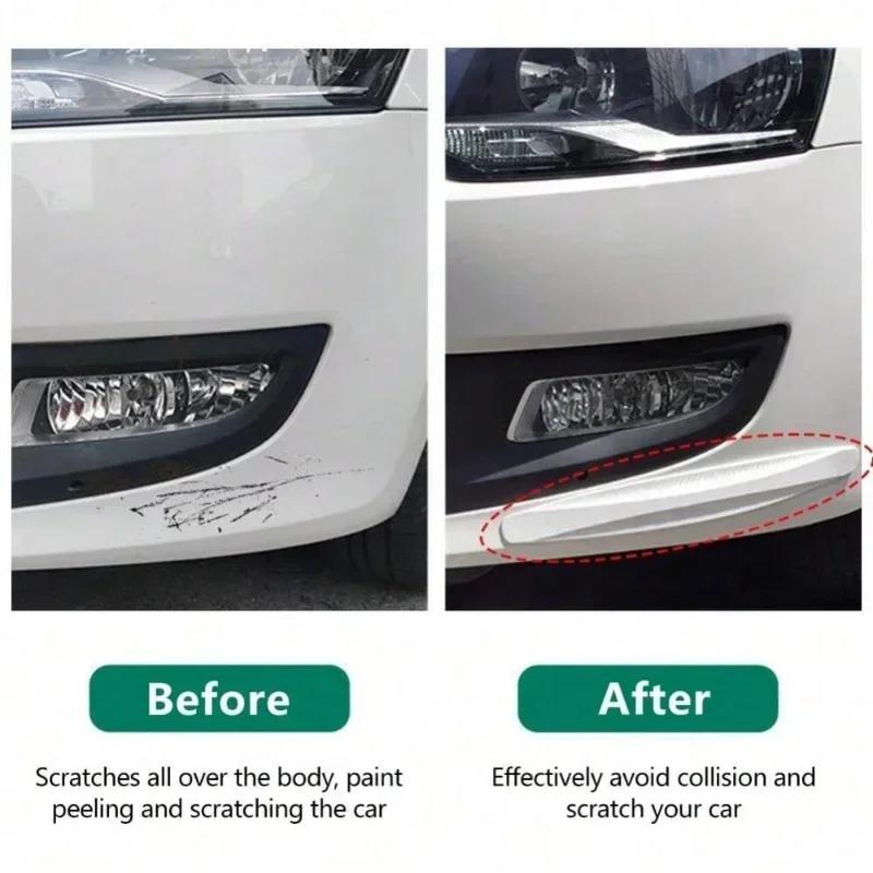 2pcs Universal Anti-Collision Bumper Guards – Car Front/Rear Corner Protectors, Anti-Scratch Stickers (Car Accessories)