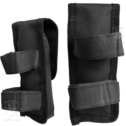 SHENKEL Battery Pouch, Holds Large Batteries, Attaches To Handguards and Stocks, Black, Pouch-029bk