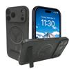 UYUXIO Magnetic Mobile Phone Case with Kickstand for iPhone 17 15 16 14 Pro Max Plus 13 12 11 Stand Cover Cases with Holder