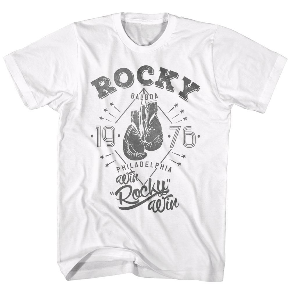 Rocky Movie Rocky Balboa 1976 Philadelphia WIN ROCKY WIN Men T Shirt XL
