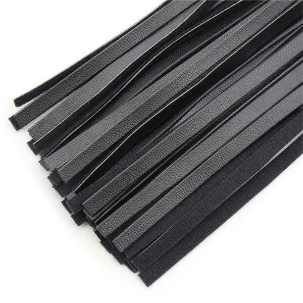 Beginners Black Flogger Slap Tickle Sex Whip Impact Play Fetish Floggers