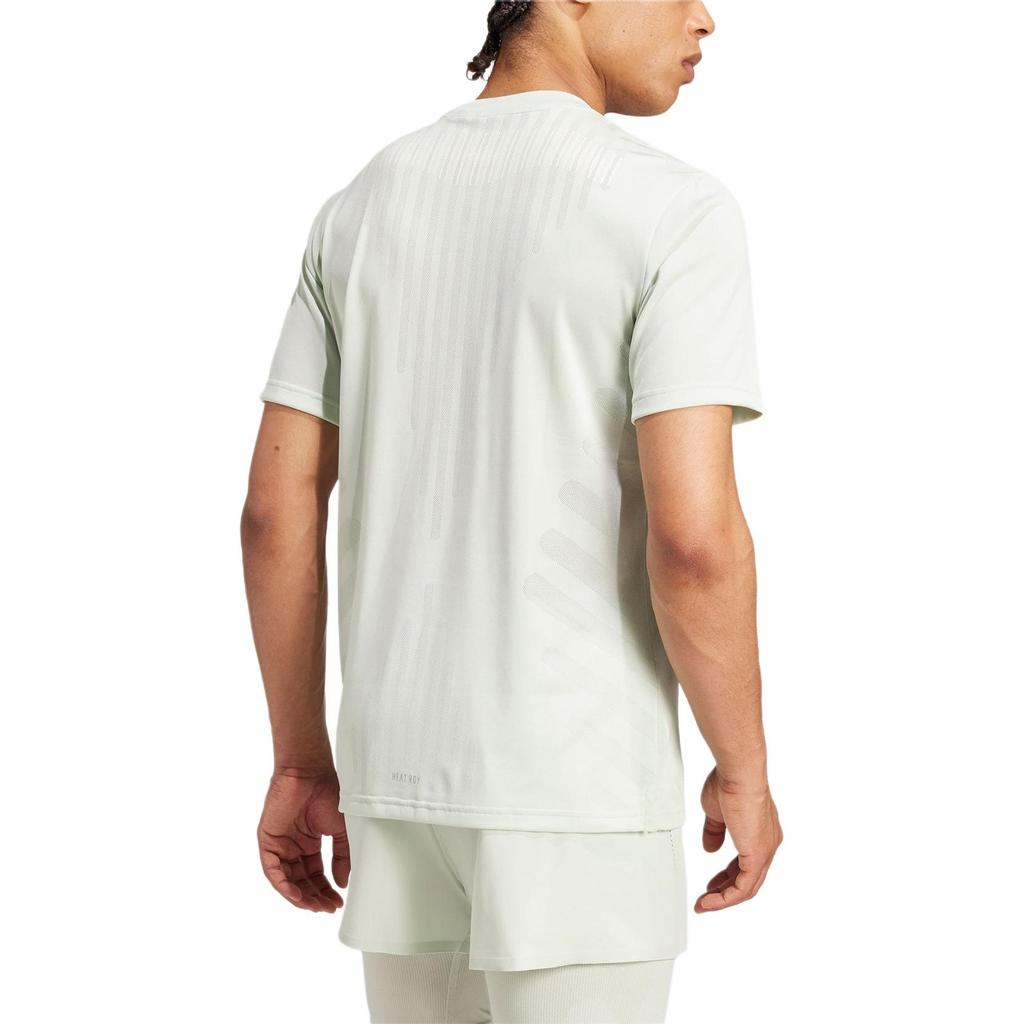 Adidas Airchill Hiit Workout T-Shirt Men Tops Linen-Green IX9105