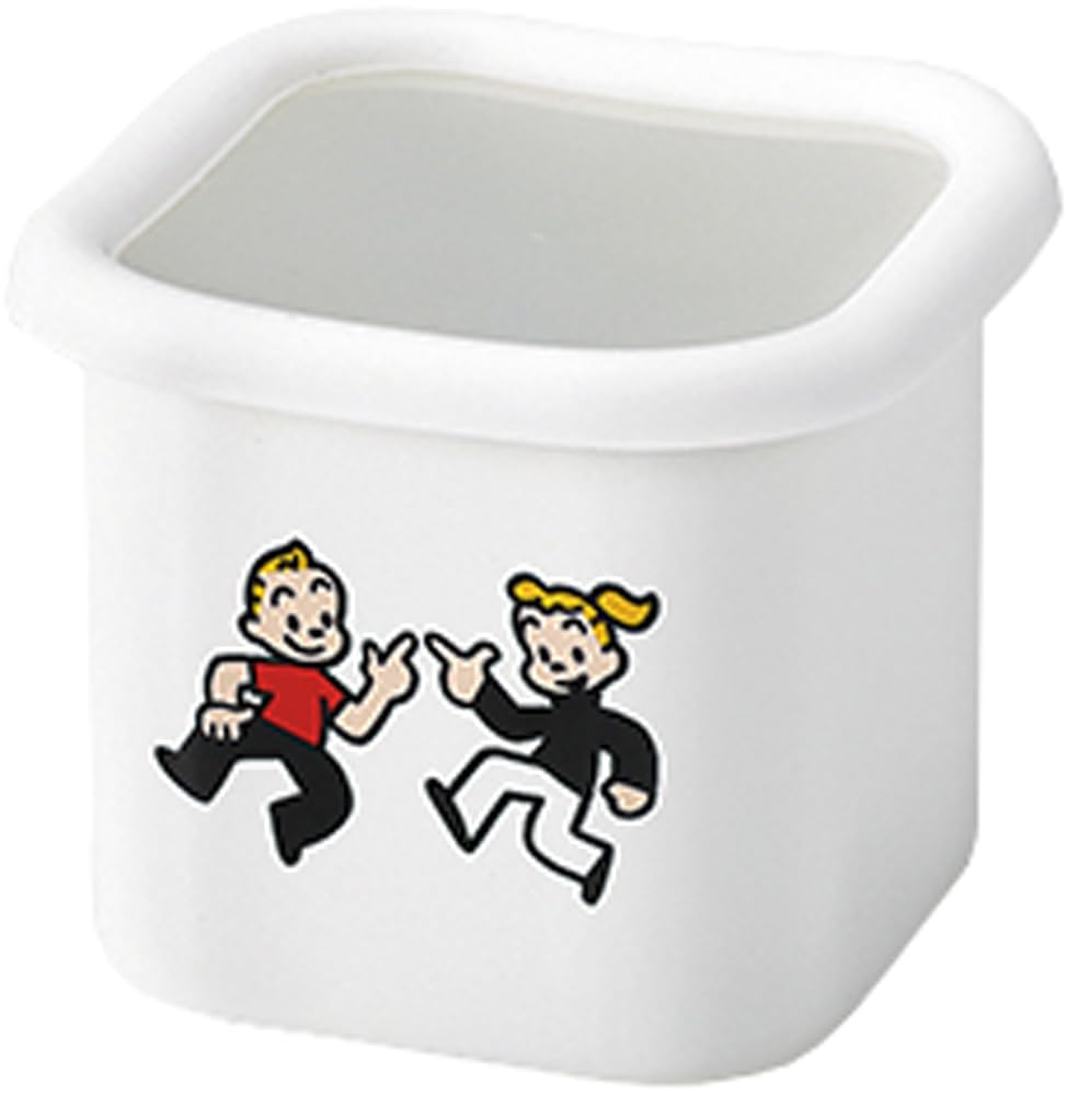 

Tamahashi OSAMU GOODS Enamel Cube Storage W12 x D12 x x Container, White, Size Body Approx. H10.2 / Package Approx. W12.5 H12.5 OG-06 белый