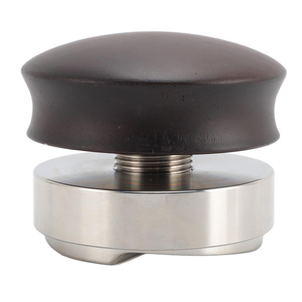 58mm Valnötsträ Kaffepress Kaffepressverktyg Balans Kaffepulverpress för Kaffe