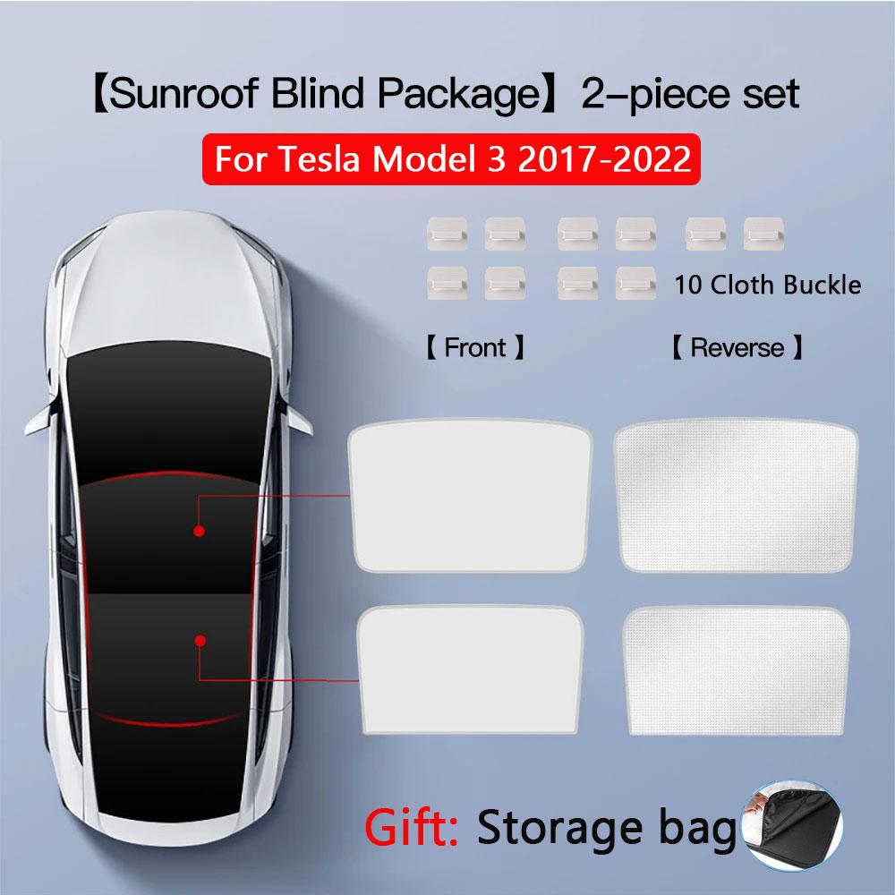 Roof Sunshades for Tesla Model Y 2025 Juniper Model 3 Sunroof Shade Sunshade Roof Sun Shade for 2024-2025 Tesla Model 3 HighlandWindshield Sunshades