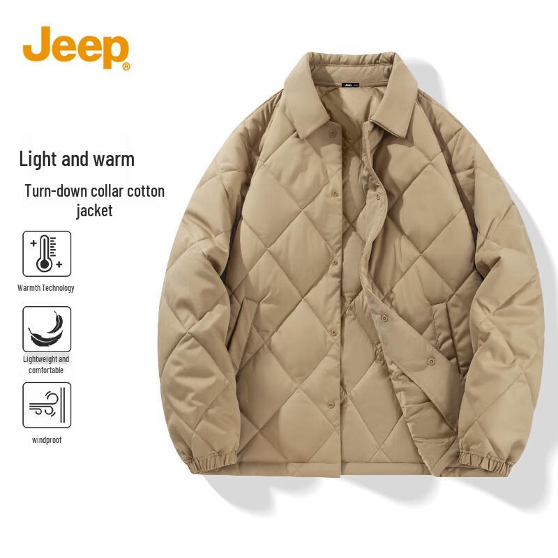 Jeep Men s Winter Insulated Lapel Jacket M